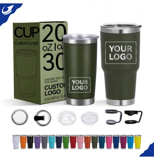 Custom Logo 20oz 30oz Christmas Tumbler Insulated Travel Coffee Water Mug Thermos Stainless Steel Vacuum Cup With Lid Custom Logo 20oz 30oz Christmas Tumbler Insulated Travel Coffee Water Mug Thermos Stainless Steel Vacuum Cup With Lid